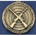 2.5" Stock Cast Medallion (Rifles Crossed)